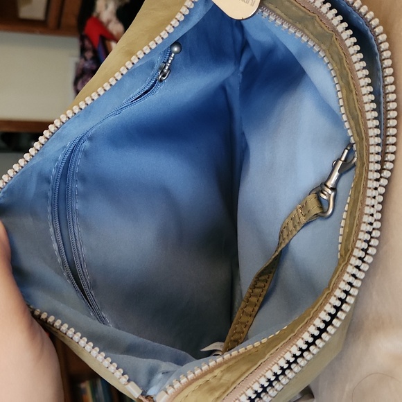 Baggallini Nylon Crossbody in Light Olive - Picture 4 of 7